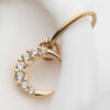 Basic Hinged Segment Clicker -14Kt Yellow Gold - Image 2