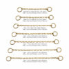 Piercing Chain Rolo With O-Rings -14Kt Yellow Gold
