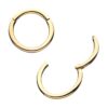 Basic Hinged Segment Clicker -14Kt Yellow Gold