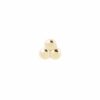 3 Bead Cluster -14Kt Yellow Gold
