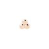 3 Bead Cluster -14kt Rose Gold