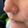 3 Bead Cluster -14Kt Yellow Gold - Image 2