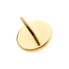 Hammered Disk Top -24Kt Gold PVD Titanium - Image 5