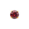 Birthstone Top January -24Kt Gold PVD Titanium