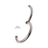 Earring With CNC Set White Opals -Titanium - Image 3