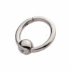 Piercing Ring With Zirconia Ball -Titanium - Image 2