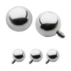 Internally Threaded Ball Top -Titanium
