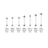 Internally Threaded Barbell -Titanium - Image 3