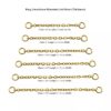 Rolo Chain With O-Rings -24Kt Gold PVD Titanium - Image 3