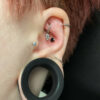 Black Prong Set Zirconia Top -Titanium - Image 4