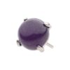 Natural Amethyst Stone Top -Titanium - Image 5