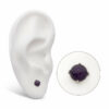 Natural Amethyst Stone Top -Titanium - Image 4