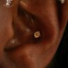 Rutilated Quartz -14Kt Yellow Gold - Image 4