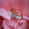 Channel Set Square Zirconia Clicker -24Kt Gold PVD Titanium - Image 3