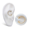 Clear Round Zirconia Gem Clicker -24Kt Gold PVD Titanium - Image 6