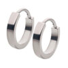 Earrings with Design 2.5mm Thick -Titanium - Image 2