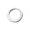 Oval Shape Clicker With Clear Zirconia -Titanium - Image 4