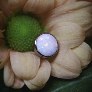 Junipurr Cabochon White Opal