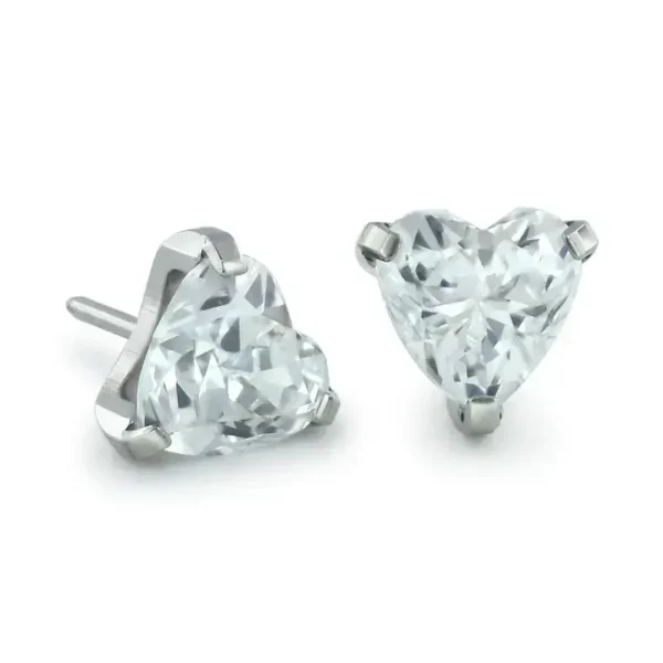 Neometal Heart Clear Top - Image 6