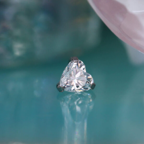 Neometal Heart Clear Top